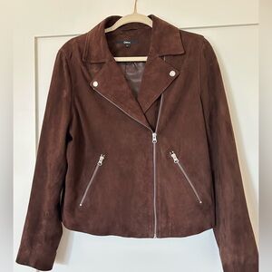 Quince Rich Chocolate Suede Jacket